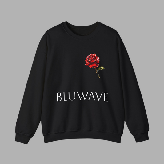 BLUWAVE™ “Blossom Rose” Crewneck